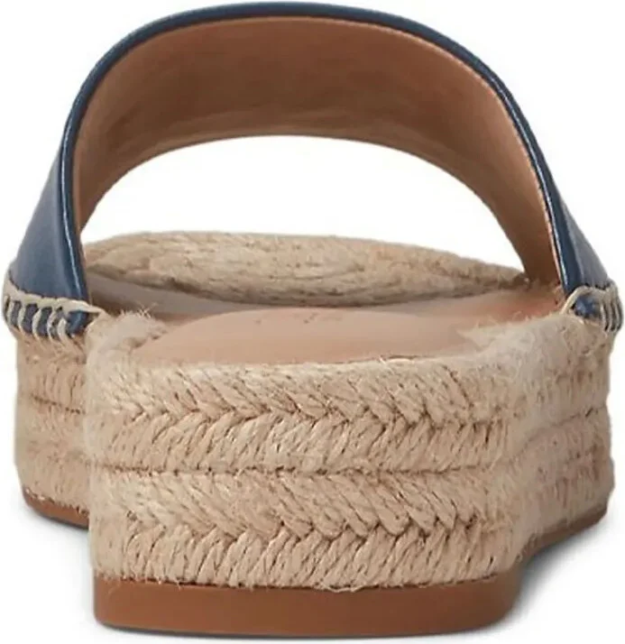 Logo-Embroidered Platform Espadrille Sandals - Image 2