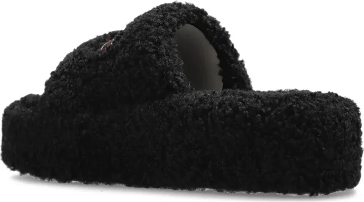 Logo-Embroidered Platform Sandals - Image 3