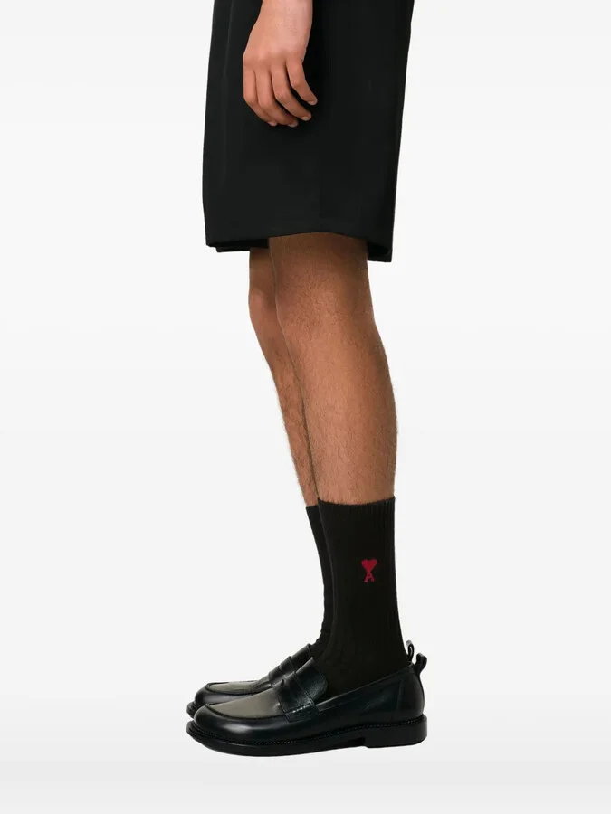Logo-Embroidered Ribbed-Knit Socks - Image 4