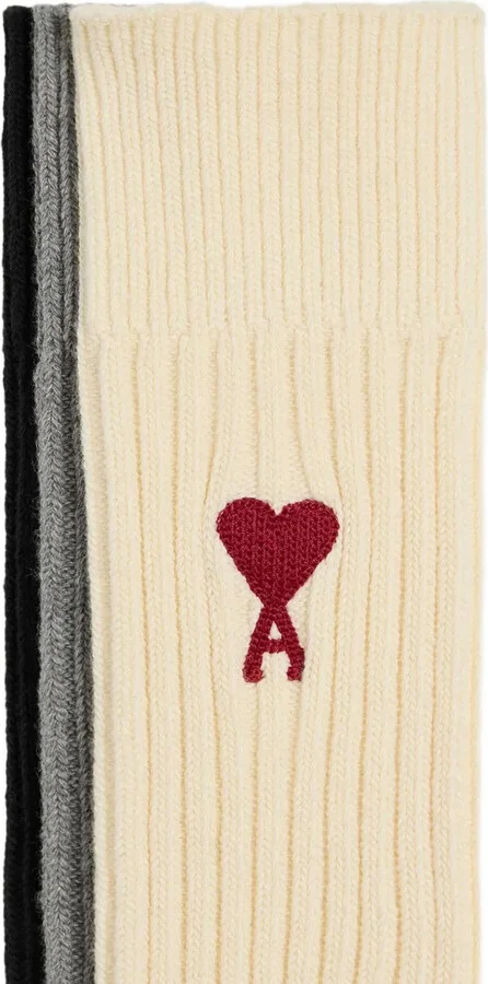 Logo-Embroidered Ribbed-Knit Socks - Image 5