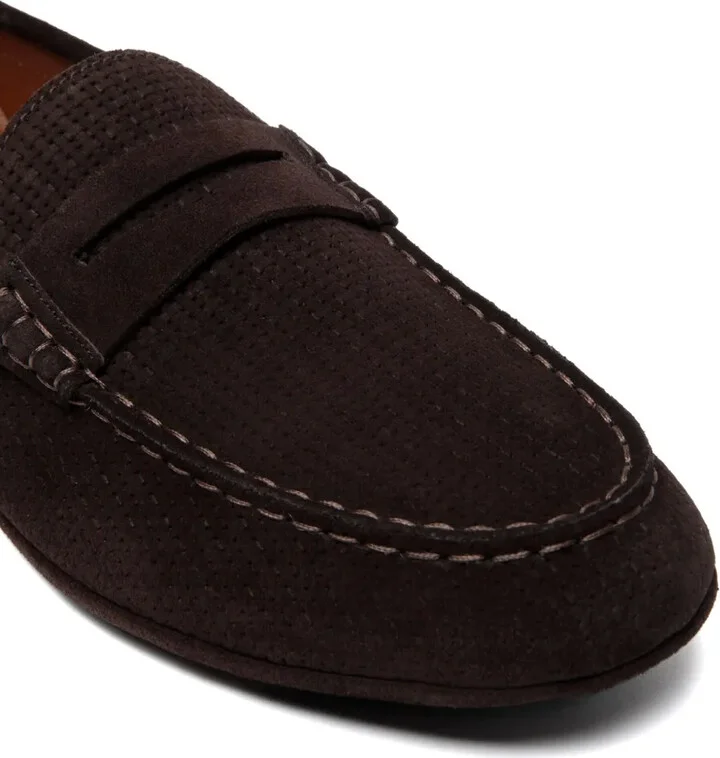 Logo-Embroidered Round-Toe Loafers - Image 4