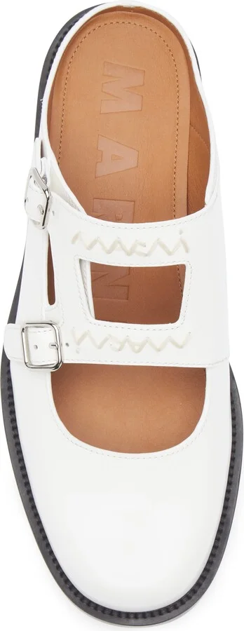 Logo Embroidered Sabot Mule - Image 5