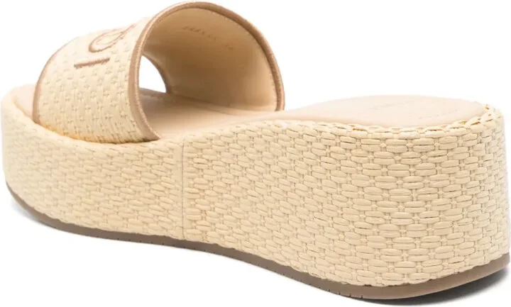 Logo-Embroidered Sandals - Image 3