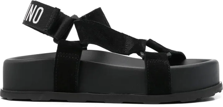 Logo-Embroidered Sandals