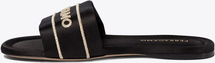 Logo Embroidered Slides - Image 2