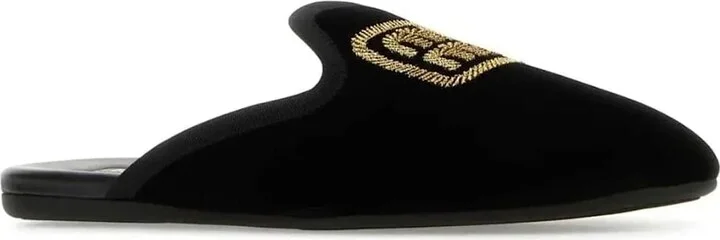 Logo Embroidered Slip-on Mules - Image 2