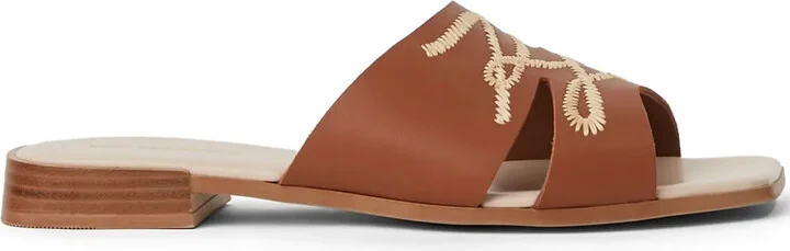 Logo-Embroidered Slippers
