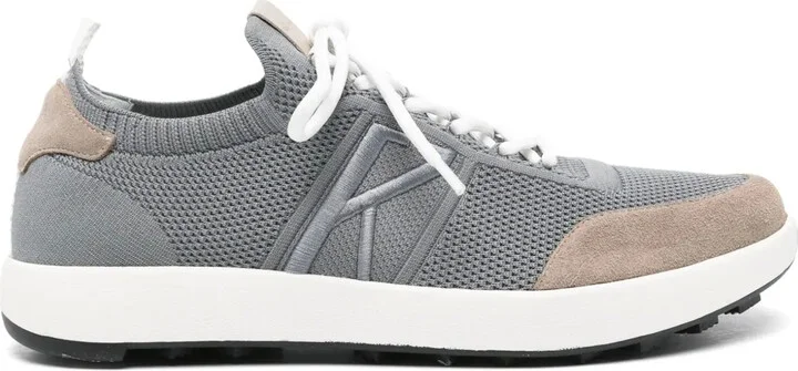 Logo-Embroidered Sneakers