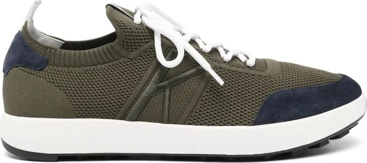 Logo-Embroidered Sneakers
