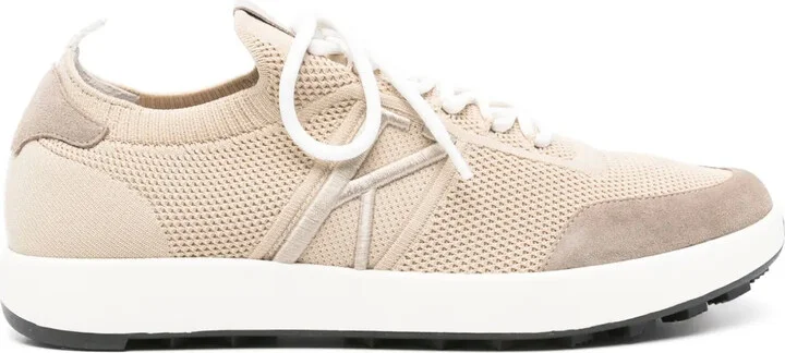 Logo-Embroidered Sneakers