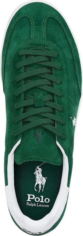 Logo-Embroidered Suede Sneakers - Image 4