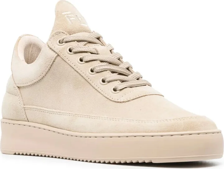 Logo-Embroidered Suede Sneakers - Image 2