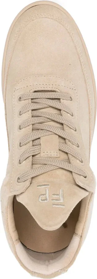 Logo-Embroidered Suede Sneakers - Image 4