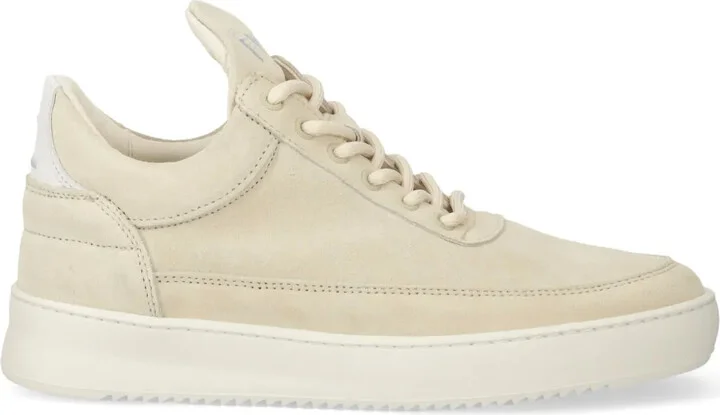 Logo-Embroidered Suede Sneakers