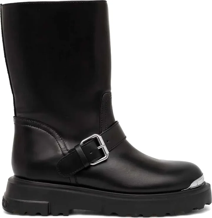 Logo-Engraved Boots