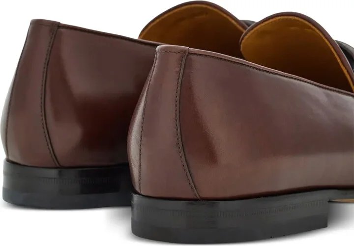 Logo-Engraved Leather Loafers - Image 3