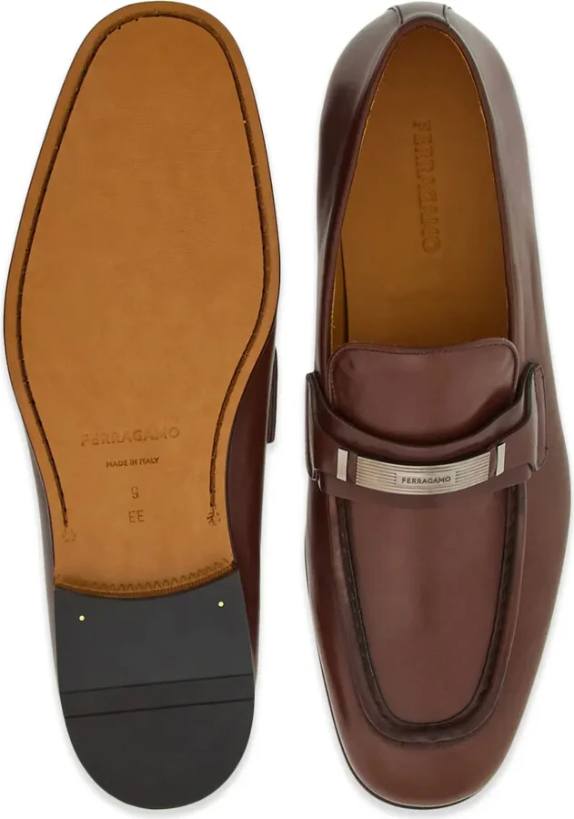 Logo-Engraved Leather Loafers - Image 5