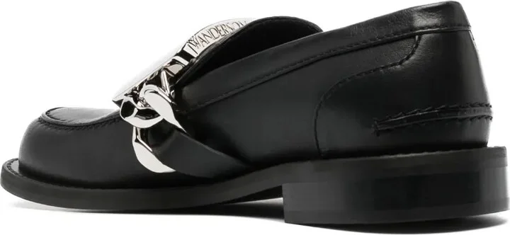 Logo-Engraved Leather Loafers - Image 3