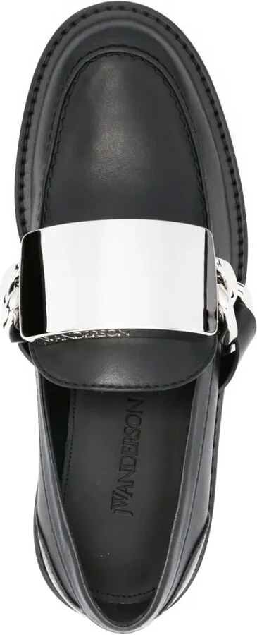 Logo-Engraved Leather Loafers - Image 4