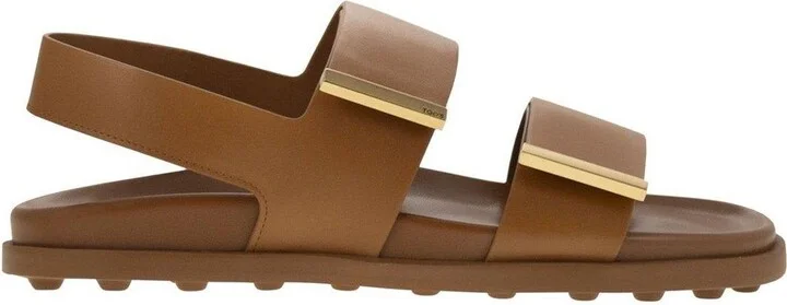 Logo Engraved Slip-on Sandals