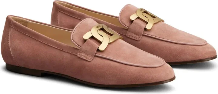 Logo-Engraved Suede Loafers - Image 2