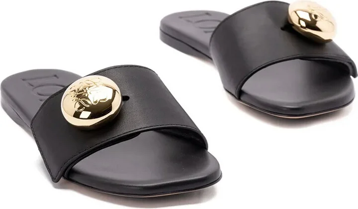 Logo Flat Sandals - Image 2