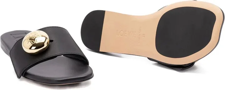 Logo Flat Sandals - Image 5