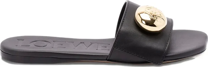 Logo Flat Sandals