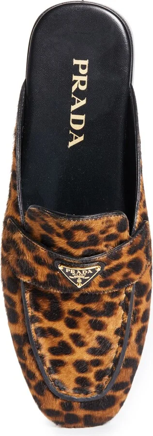 Logo Genuine Calf Hair Mule - Image 5