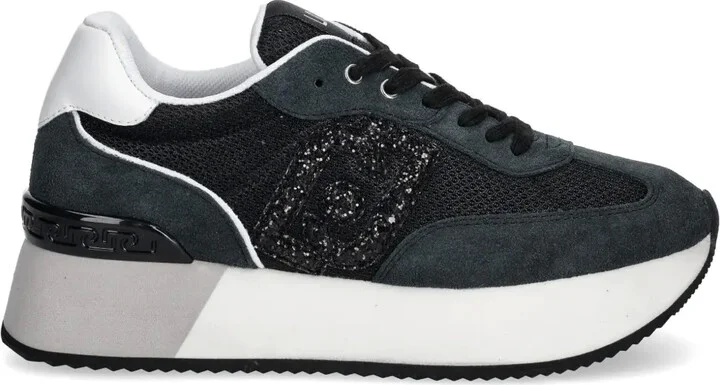 Logo-Glitter Sneakers
