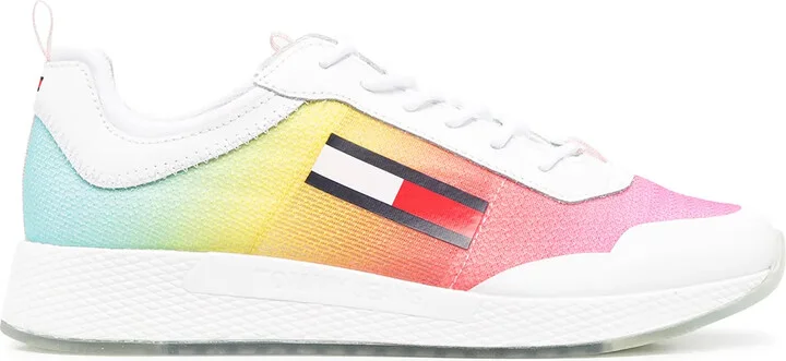 Logo Gradient-Effect Sneakers