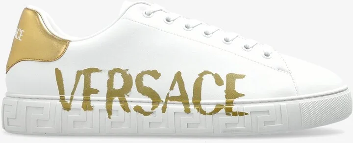 Logo Greca Low-Top Sneakers