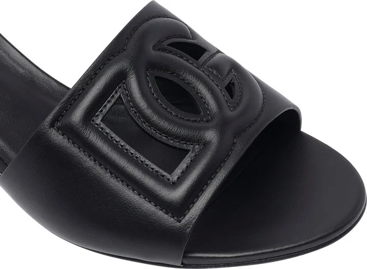 Logo Heeled Sandals - Image 4