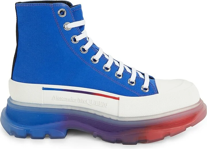 Logo High-Top Platform Sneakers