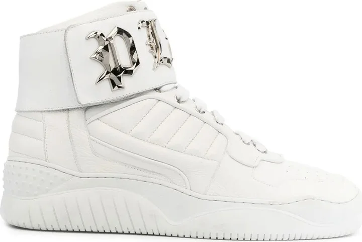 Logo High-Top Sneakers