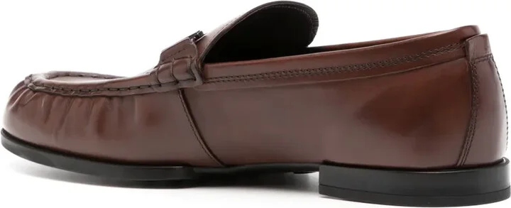 Logo-Horsebit Leather Loafers - Image 3