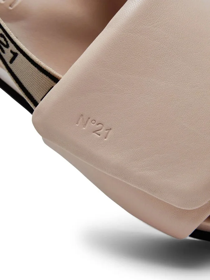 Logo-Intarsia Padded Flat Sandals - Image 5