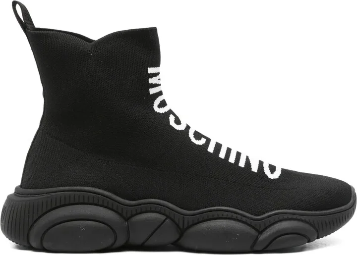 Logo-Intarsia Sock Sneakers