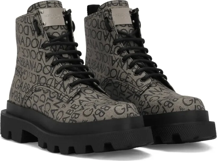 Logo-Jacquard Ankle Boots - Image 2