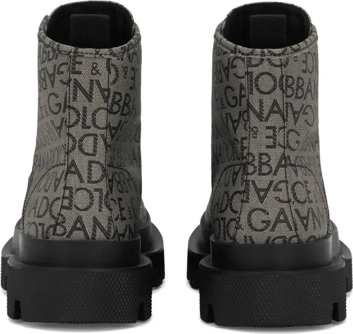 Logo-Jacquard Ankle Boots - Image 3
