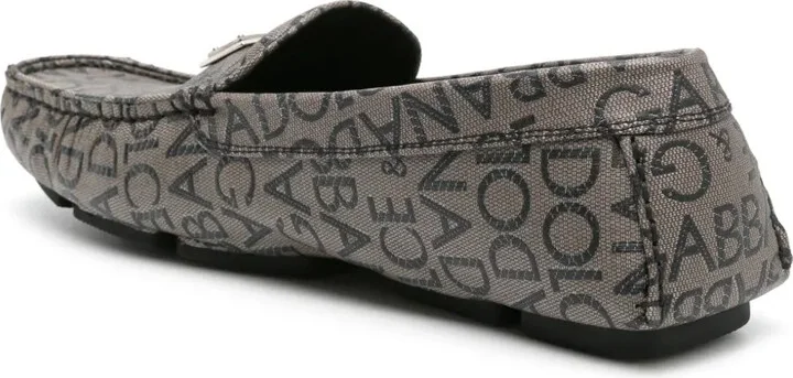 Logo-Jacquard Canvas Loafers - Image 3