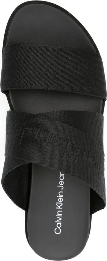 Logo-Jacquard Flatform Sandals - Image 4