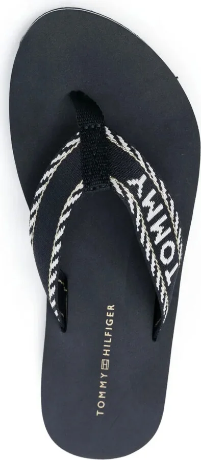 Logo-Jacquard Flip Flops - Image 4