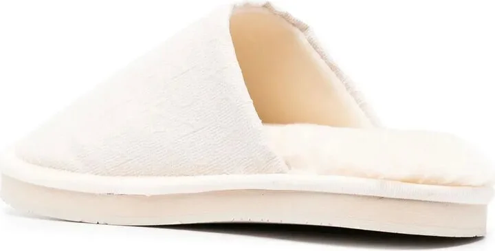 Logo-Jacquard Lined Slippers - Image 3