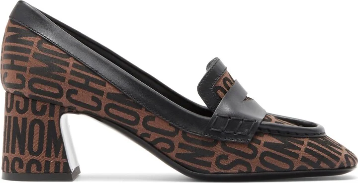 Logo Jacquard Loafer Pump - Image 4