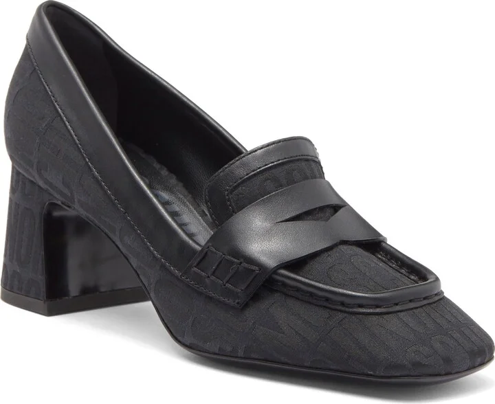 Logo Jacquard Loafer Pump