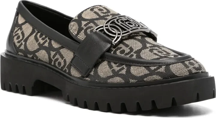 Logo-Jacquard Loafers - Image 2