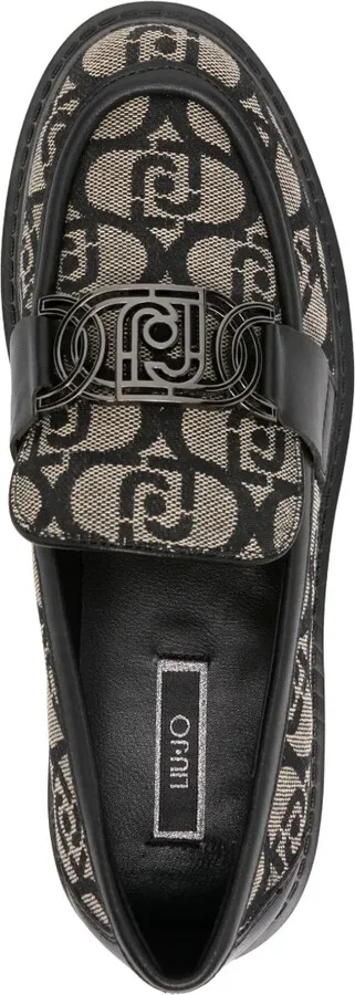 Logo-Jacquard Loafers - Image 4