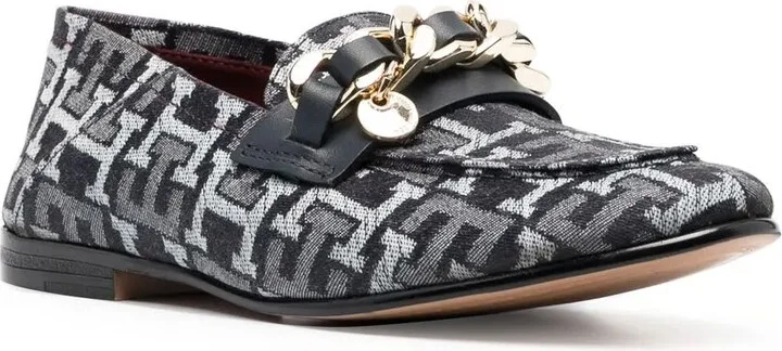 Logo-Jacquard Loafers - Image 2
