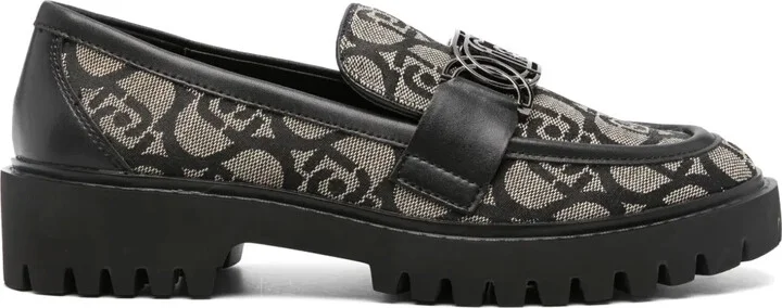 Logo-Jacquard Loafers